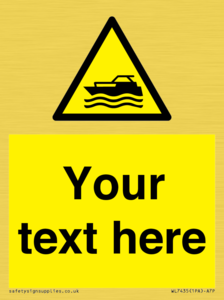 Custom Warning motorised watercraft